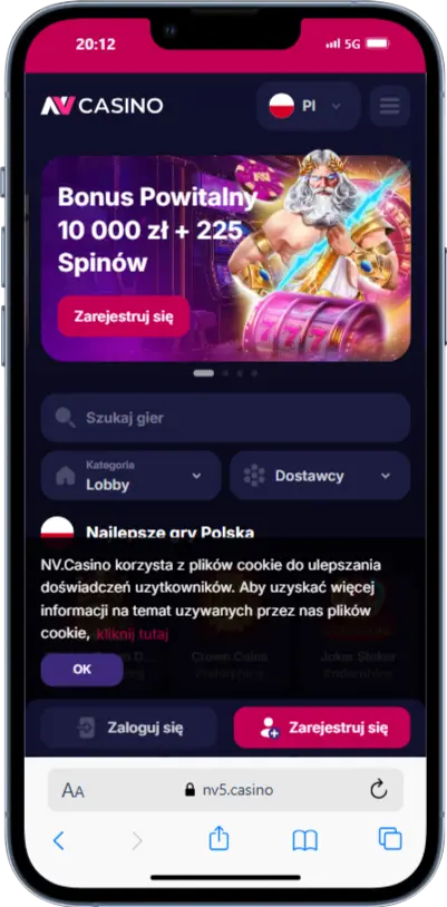 Oficjalna strona kasyna NV Zakłady sportowe i kasyno w jednej lokalizacji