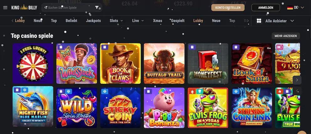 Spielautomaten Kingbilly Kingbilly Casino