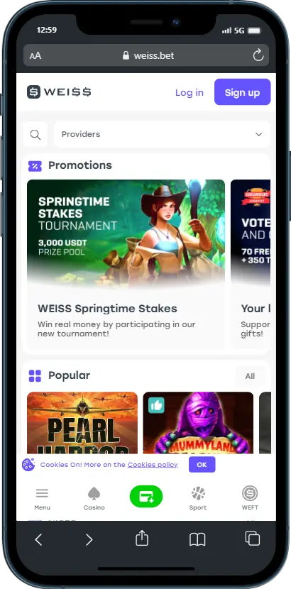 Official website Weiss Official website Weissbet
